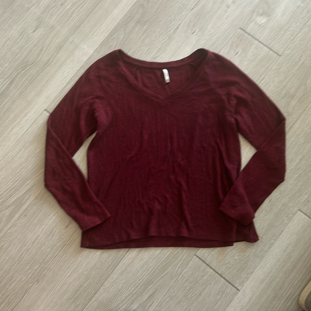 Z Supply ribbed v neck sweater